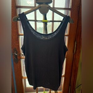 Aerie- Classic Black Women's Tank Top. Navy - XXL